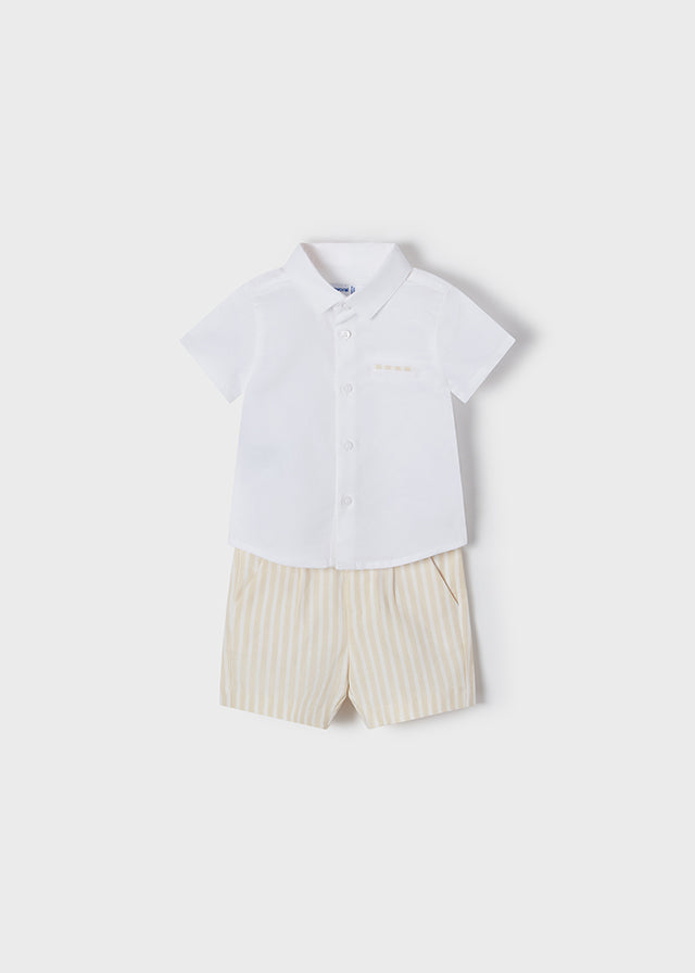 Mayoral Smart Shirt & Shorts Set - 1232 -