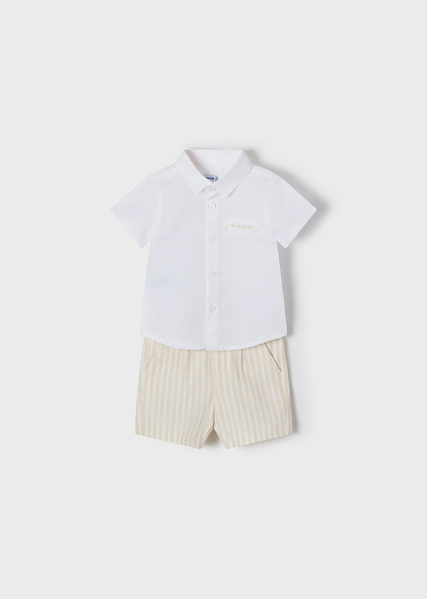 Mayoral Smart Shirt & Shorts Set - 1232 -