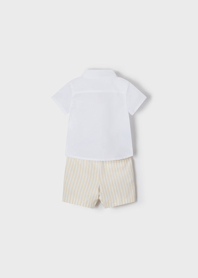 Mayoral Smart Shirt & Shorts Set - 1232 -
