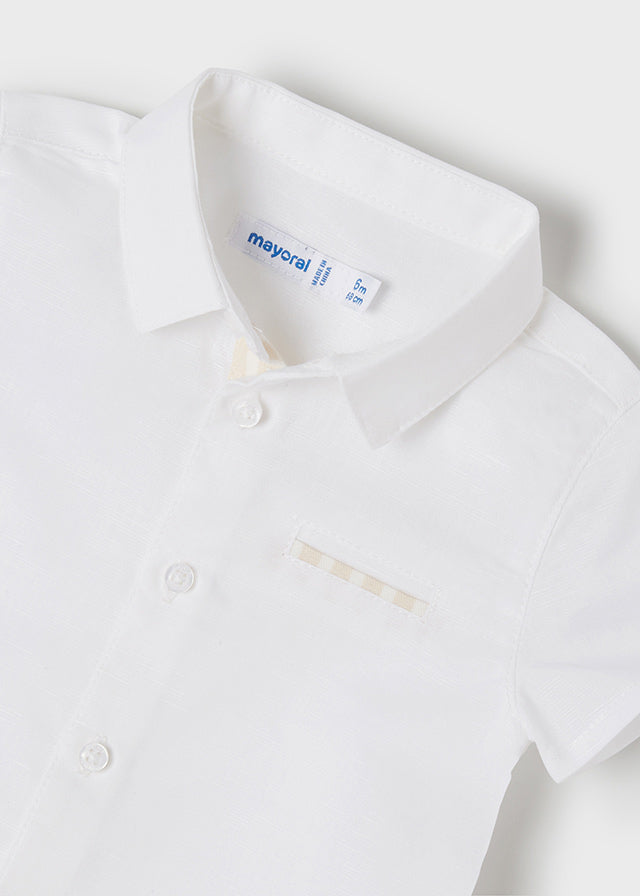 Mayoral Smart Shirt & Shorts Set - 1232 -