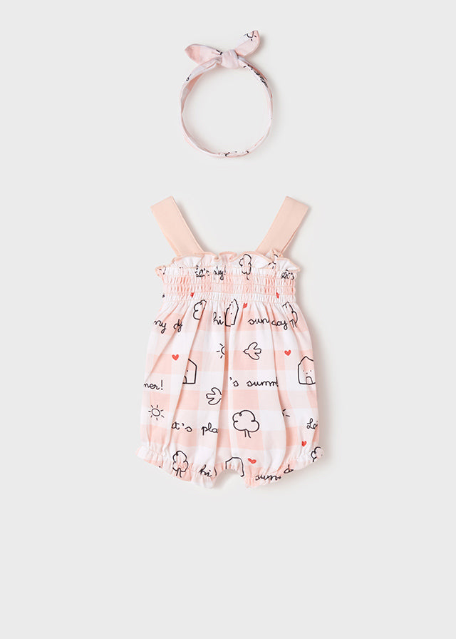 ECOFRIENDS bodysuit romper with headband - 1619