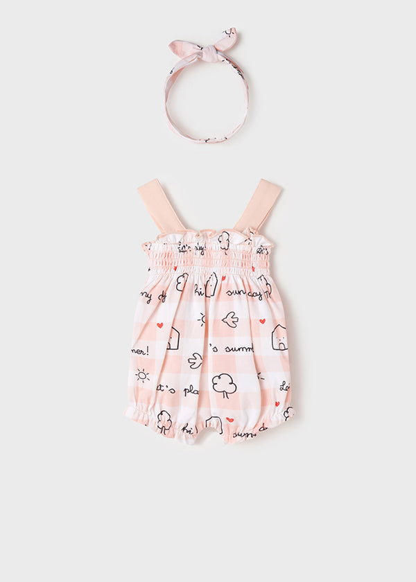 ECOFRIENDS bodysuit romper with headband - 1619