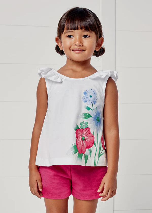 Mayoral ECOFRIENDS floral print short set - 3283