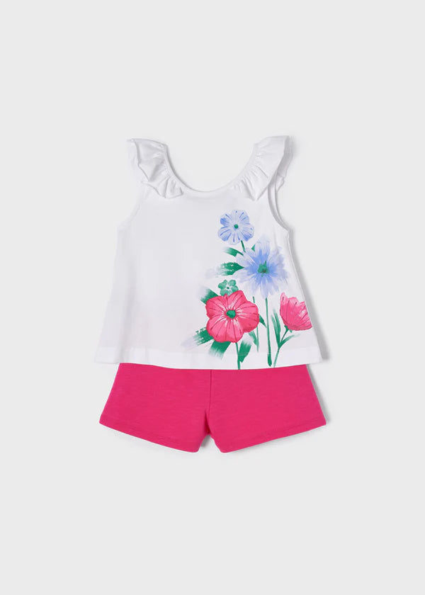 Mayoral ECOFRIENDS floral print short set - 3283