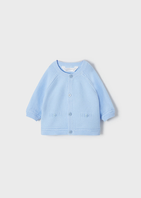 Mayoral ECOFRIENDS knit cardigan - Baby Blue - 1347