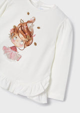 Mayoral ECOFRIENDS leggings with ruffle top set baby 2722 Pink