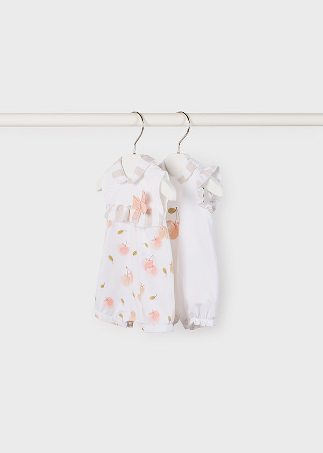 Mayoral ECOFRIENDS set of 2 bodysuits newborn girl 1604