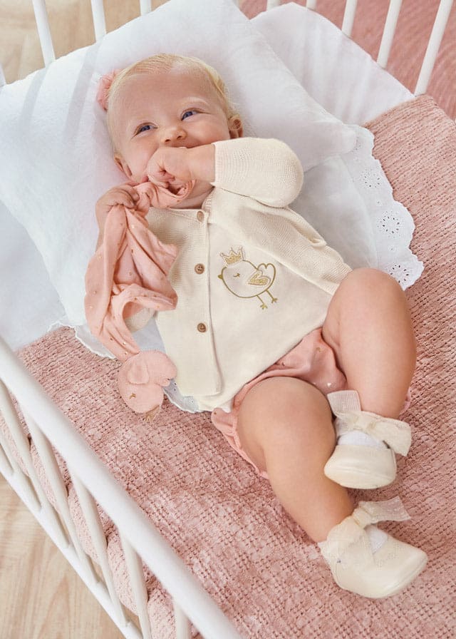 Mayoral ECOFRIENDS shorts set girl - Nude & Blush Pink - 1202