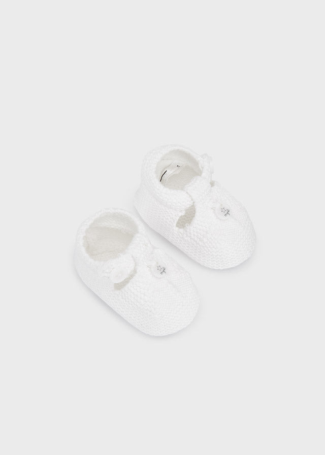 Mayoral ECOFRIENDS tricot booties newborn/reborn unisex -9505