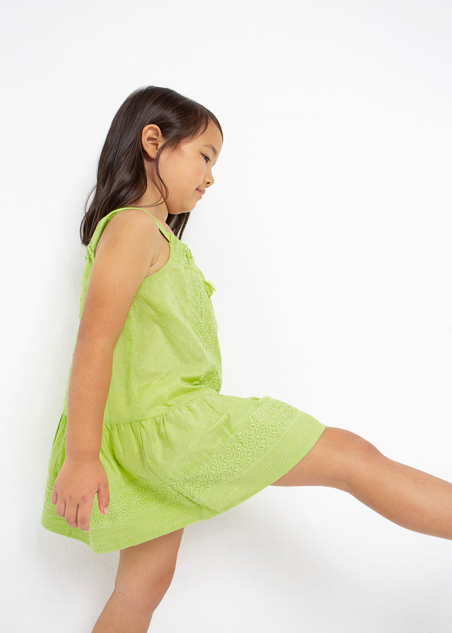 Mayoral Girls Embroidered Sundress  3938