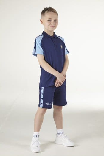 MiTCH - Older Boys Tape Polo T-shirt & Shorts Set - Florida & illinois