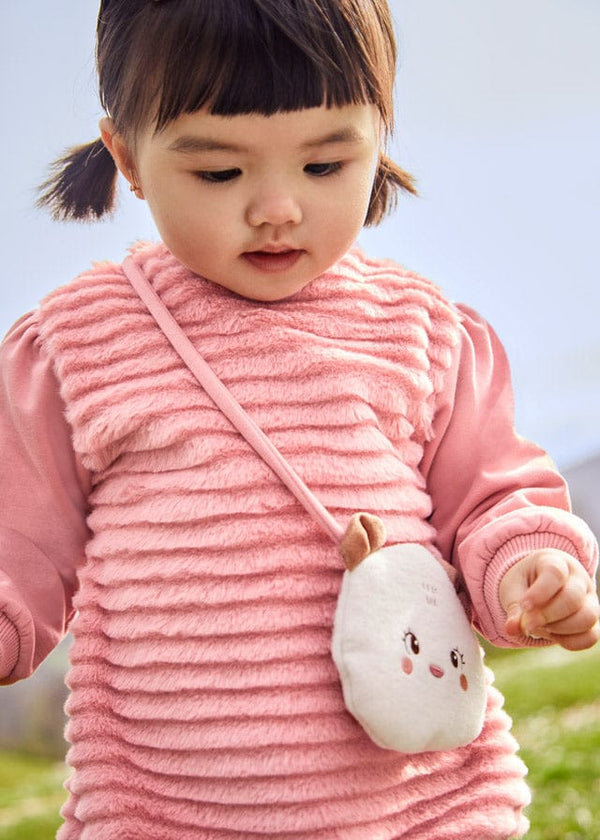 Mayoral Faux fur dress with bag baby 2950