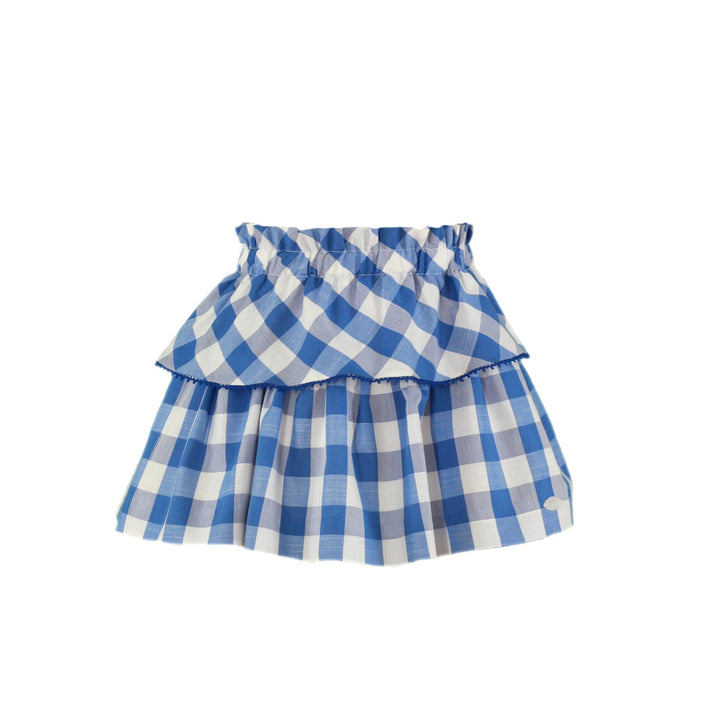 Miranda Blue & White Skirt & Top Set - 238