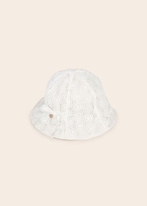 Mayoral Baby Girls Guipure Sun Hat 10409