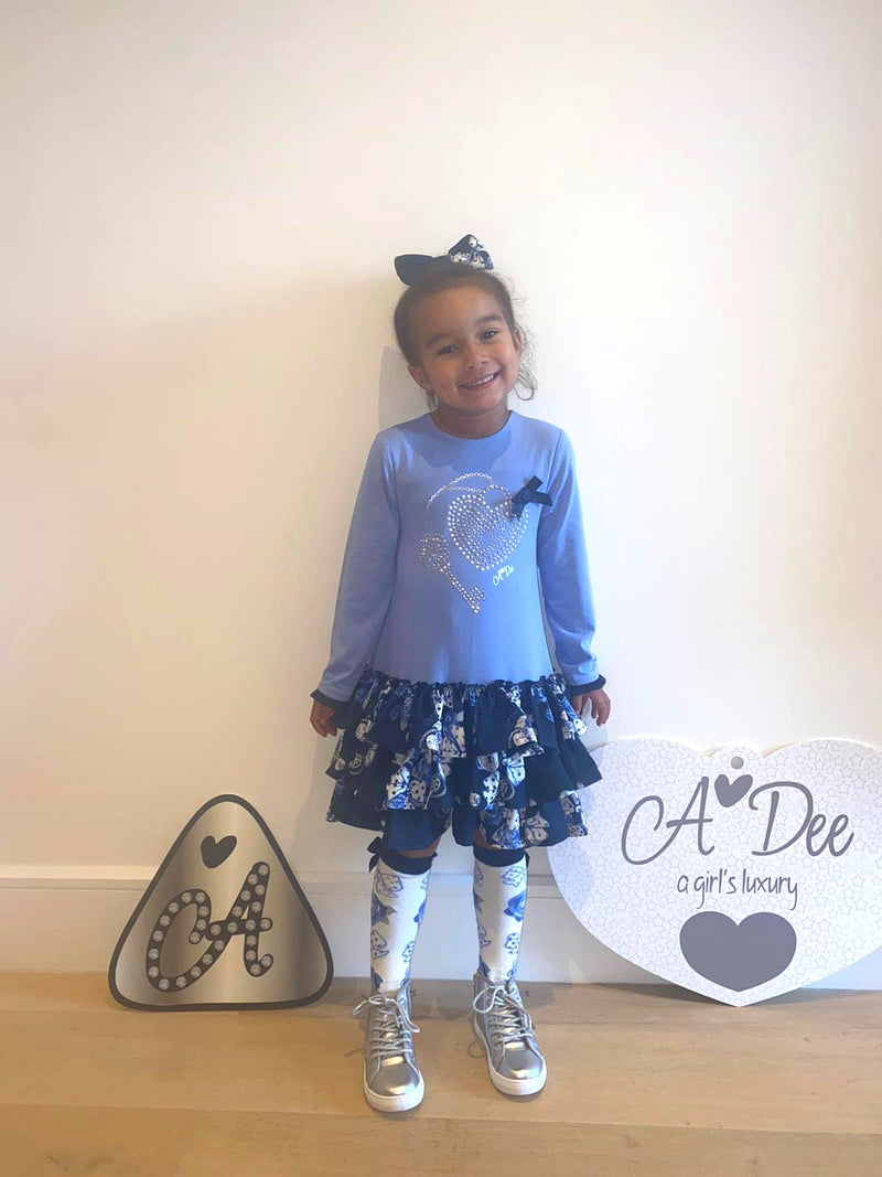 A Dee Blue Rose-Harlie dress A Dee 6 Years 