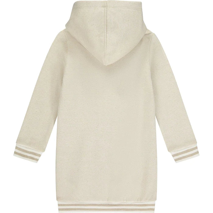 A Dee Pippa Gold Lurex Sparkle Hoody Dress