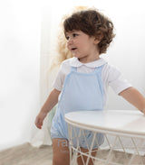 Rapife Boys Two Piece Bodysuit & Romper - Blue 880