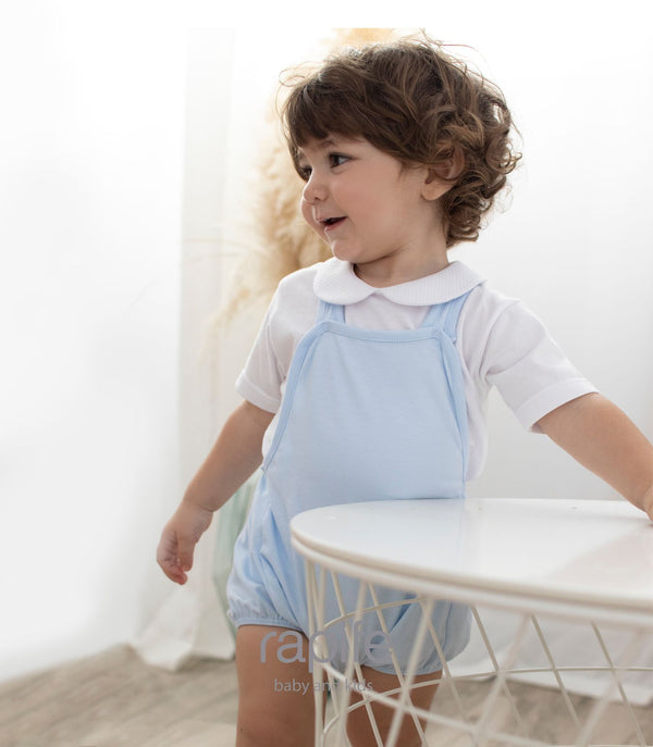 Rapife Boys Two Piece Bodysuit & Romper - Blue 880
