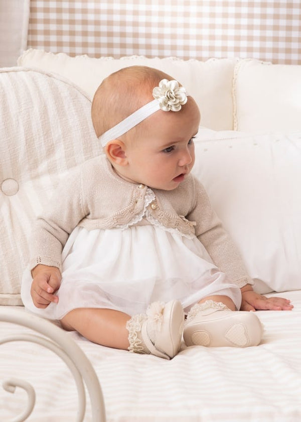 Mayoral Knit cardigan newborn baby girl - 1361 - 74 - Champagne