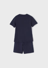 Mayoral Boys Navy Blue Shorts Set - 3652