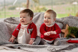 Tutto Piccolo* Baby Girls Red Knitted Dress - 5200