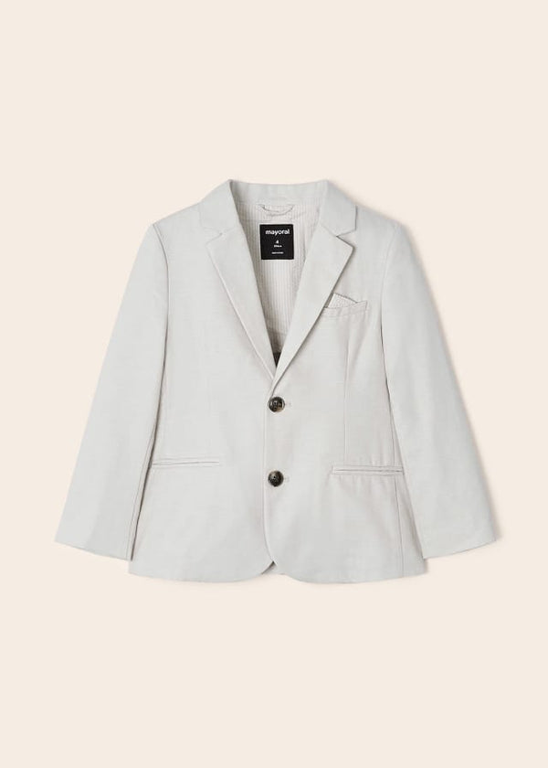 Mayoral Boys Beige Linen jacket 3452