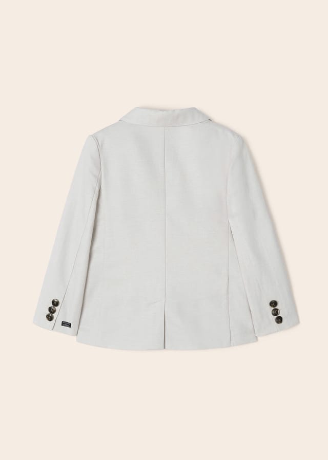 Mayoral Boys Beige Linen jacket 3452