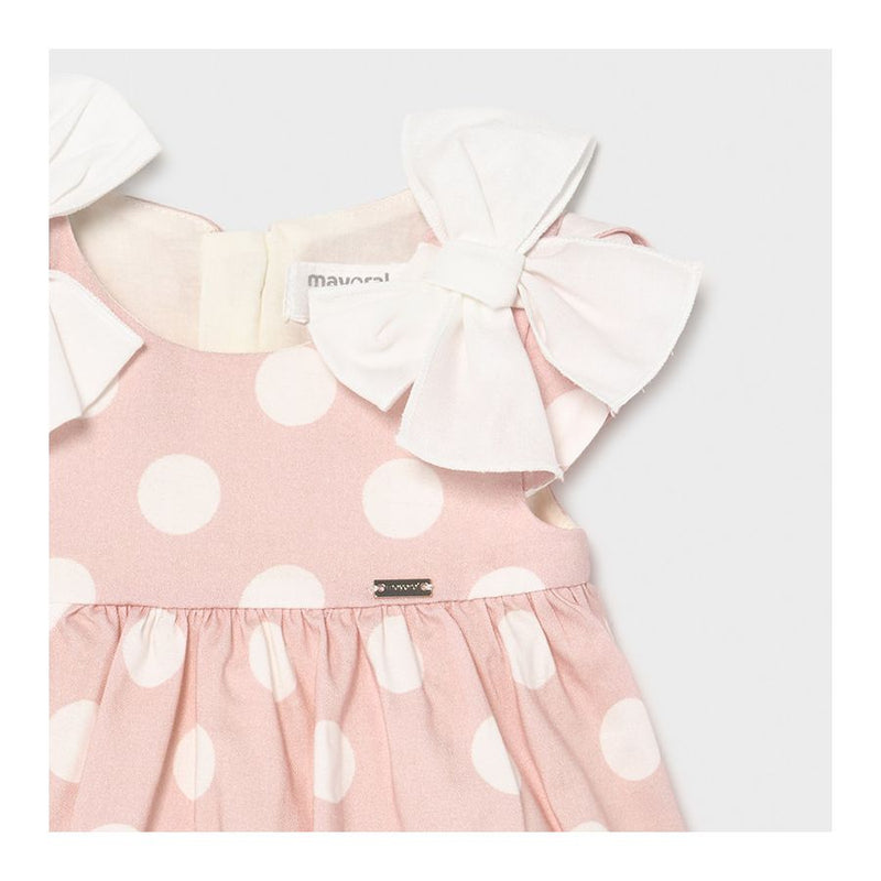 MAYORAL BABY GIRLS PINK POLKA DOT DRESS 1820 Bella Sienna