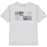 MiTCH -Older Boys White Squares T-shirt & Piping Shorts Set