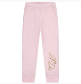 A Dee Paris Pale Pink Faux Fur Heart Tracksuit