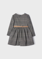 Mayoral *Long Sleeved Winter Dress With Belt - 4958