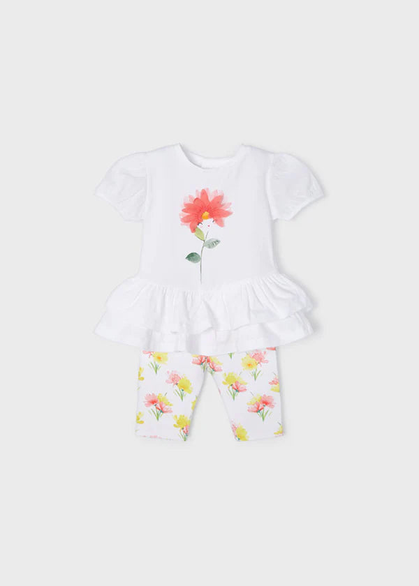 Mayoral Toddlers Two Piece Legging Set 1719 - Coral