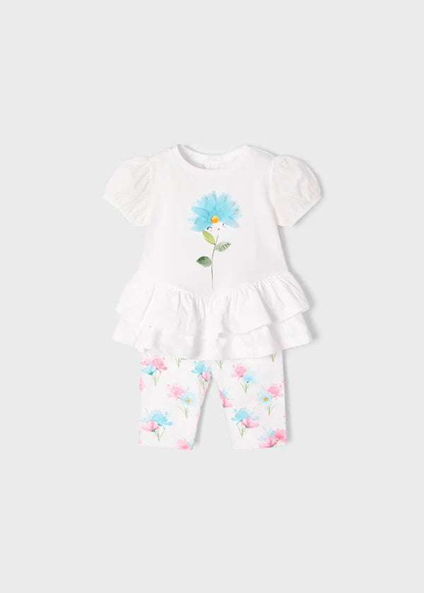 Mayoral Toddlers Two Piece Legging Set 1719 - Turquesa