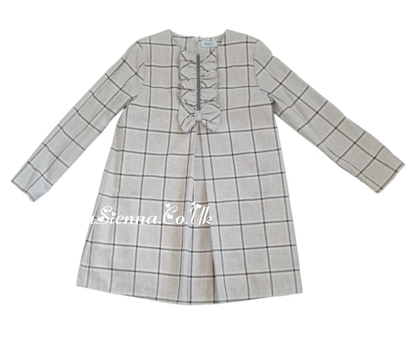 Babine Grey Check Dress - Winter - 2212820