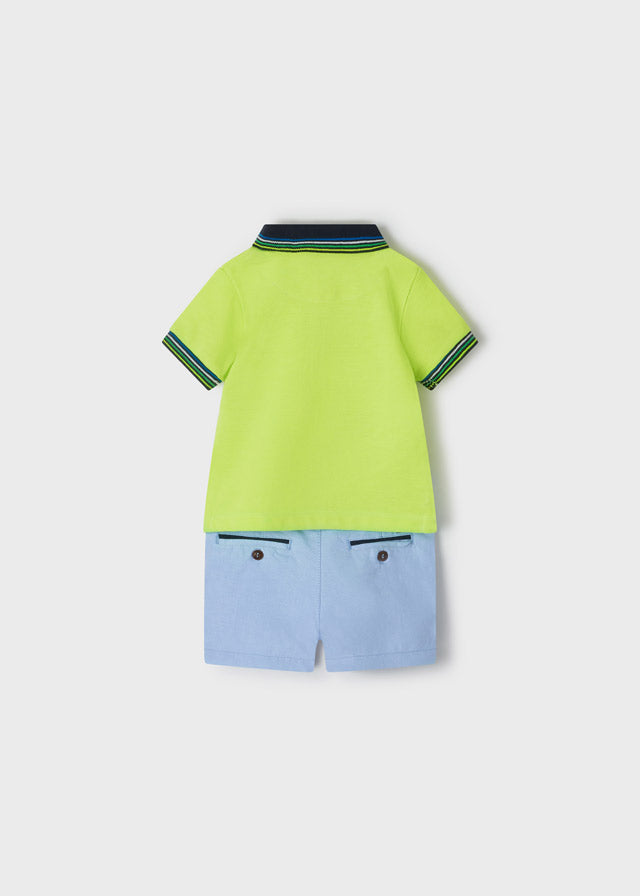 Mayoral Polo Bermuda set baby boy 1234