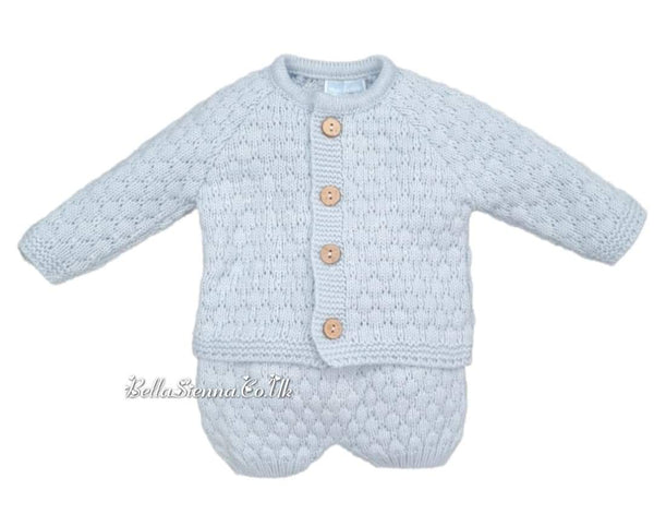 Mac ilusion Boys Blue Two Piece Knitted Set - Nube - 7835X