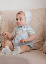 Miranda Unisex Blue Romper - 0023