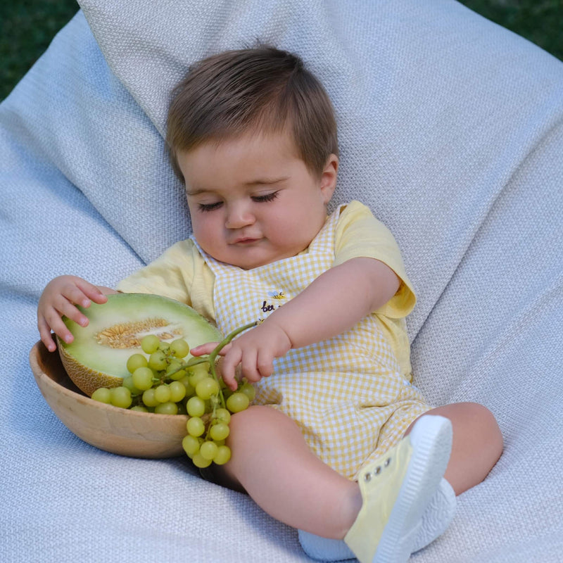 Tutto Piccolo Yellow Two Piece Set - Dungarees & T-shirt - Bees - 3282