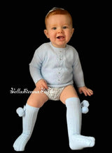Alber Boys Two Piece Blue & Grey Outfit - 3544