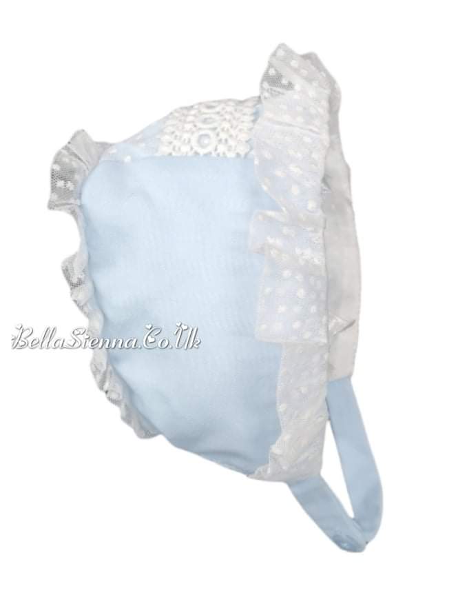 Dolce Petit Baby Blue Dress, Pants & Bonnet Set - 2022 VBG