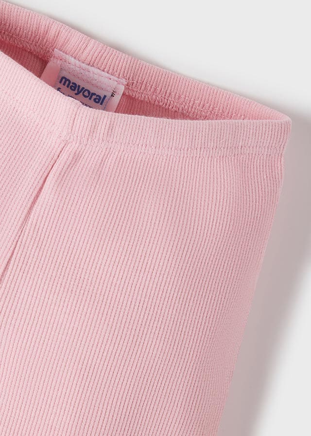 Mayoral Rib Leggings Set - Rosa Pink - 1724
