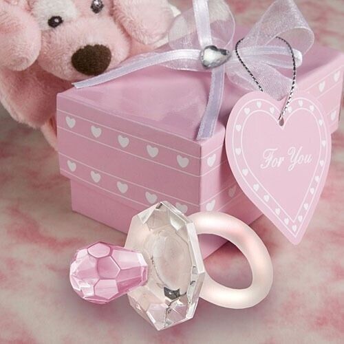 Baby Shower Crystal Pacifer/Dummy