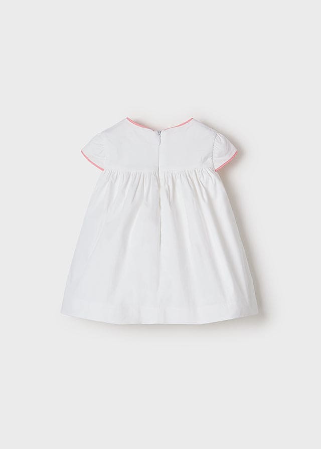 Mayoral White & Pink Dress - 1907 - Summer