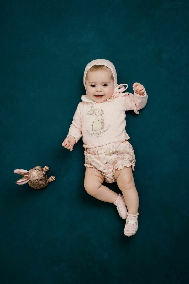 Foque* 2 Piece Set With Bunny In Pink
