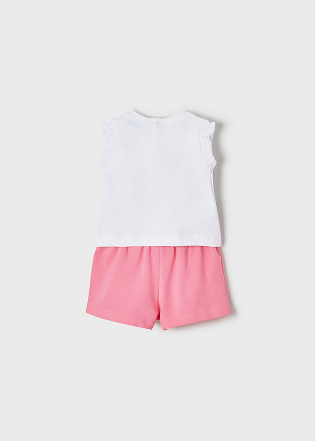 Mayoral Camelia Pink Skort Set - 1241