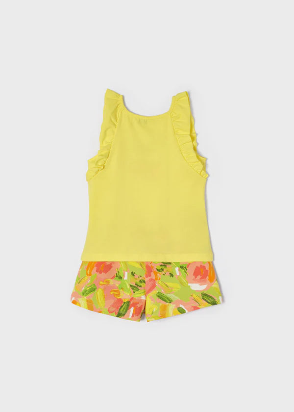 Mayoral floral print short set - 3286