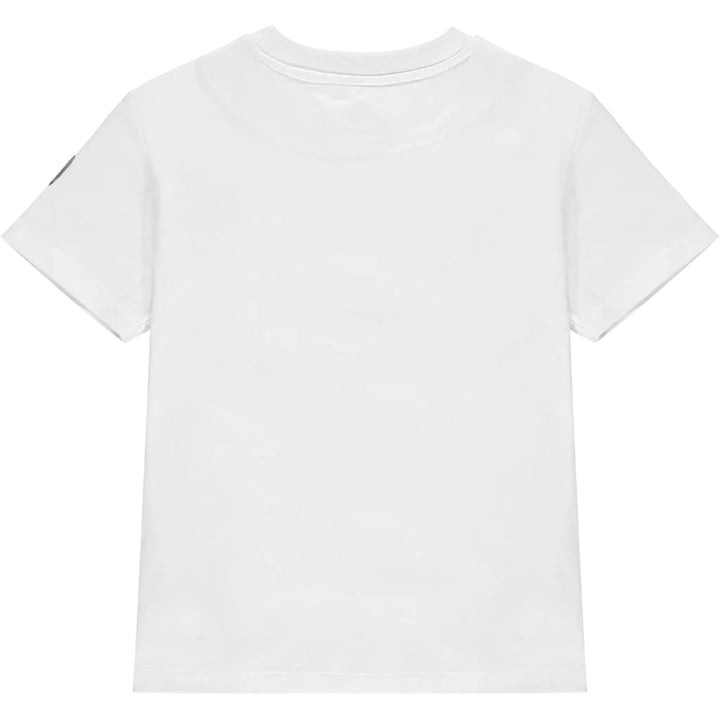 MiTCH -Older Boys White Squares T-shirt & Piping Shorts Set