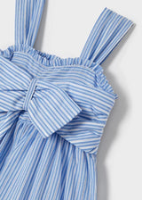 Mayoral Capri blue stripes dress - 3938