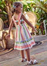 Mayoral girls stripes summer sun dress - 3932