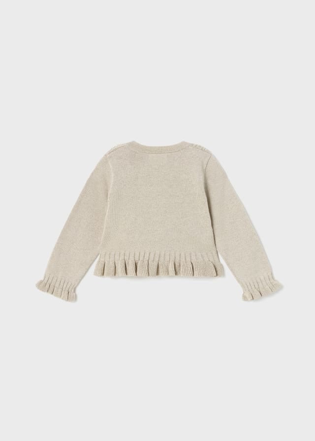 Mayoral Sustainable cotton cardigan baby girl - 1366 - 55 Raiz